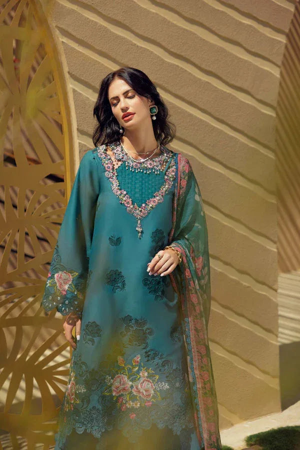 Noor by Saadia Asad | Eid Laserkari Lawn 24 | D4 - Aqsa Fabrics