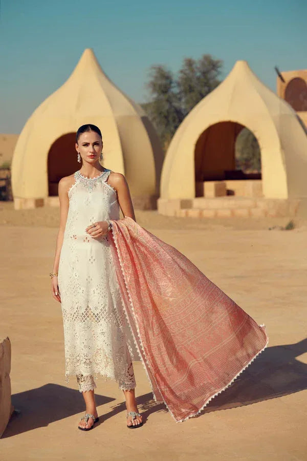 Noor by Saadia Asad | Eid Laserkari Lawn 24 | D7 - Aqsa Fabrics