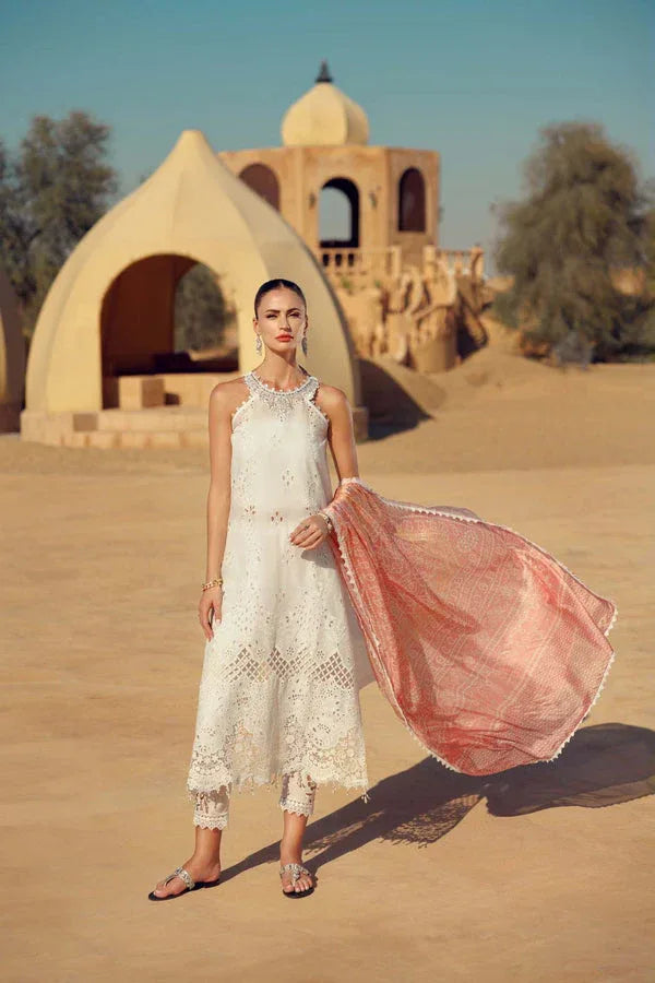 Noor by Saadia Asad | Eid Laserkari Lawn 24 | D7 - Aqsa Fabrics