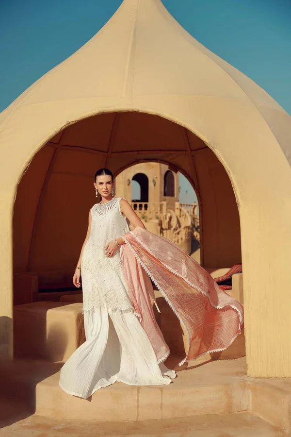 Noor by Saadia Asad | Eid Laserkari Lawn 24 | D7 - Aqsa Fabrics