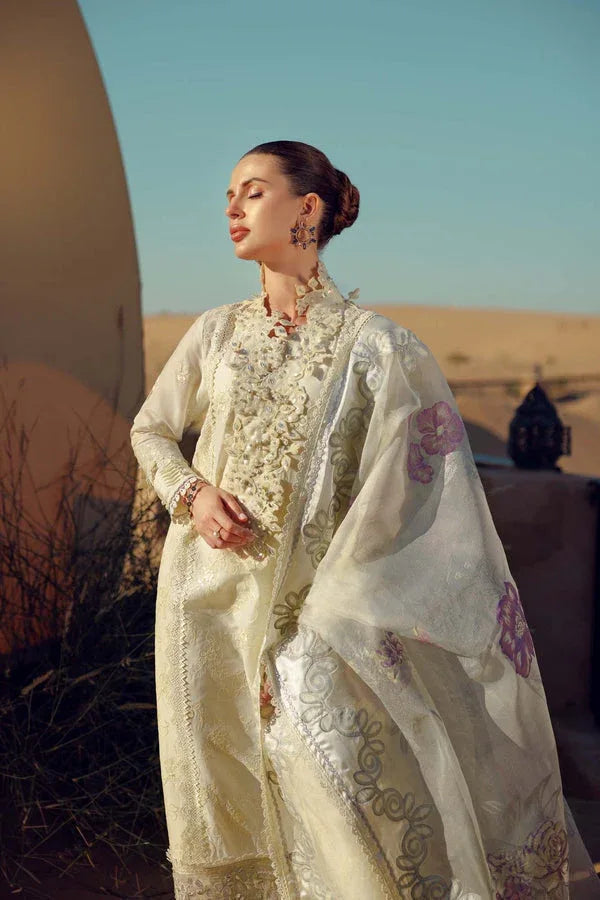 Noor by Saadia Asad | Eid Laserkari Lawn 24 | D2 - Aqsa Fabrics