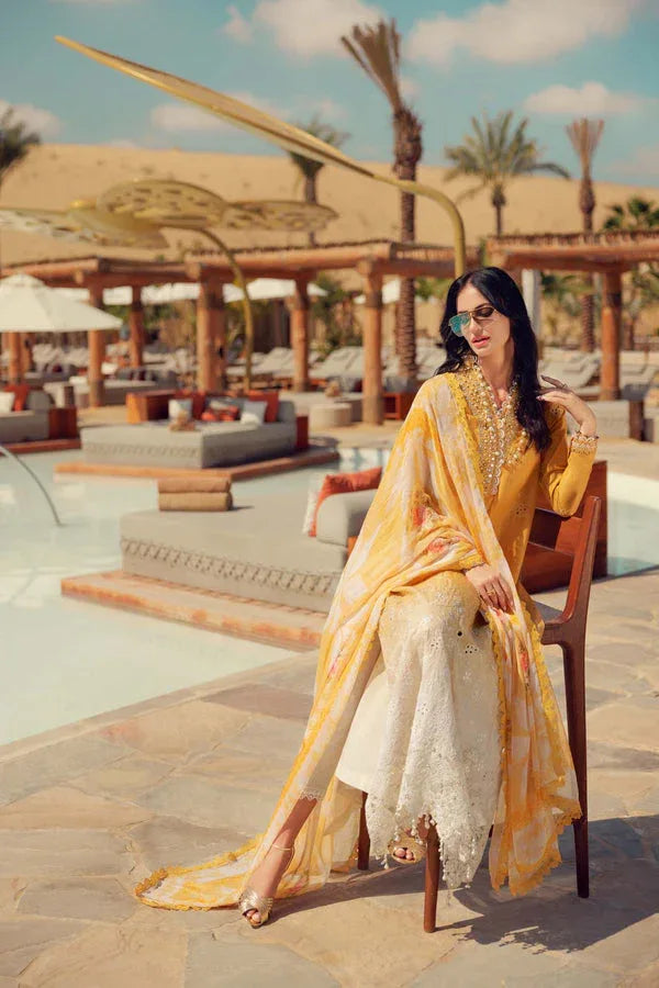 Noor by Saadia Asad | Eid Laserkari Lawn 24 | D9 - Aqsa Fabrics