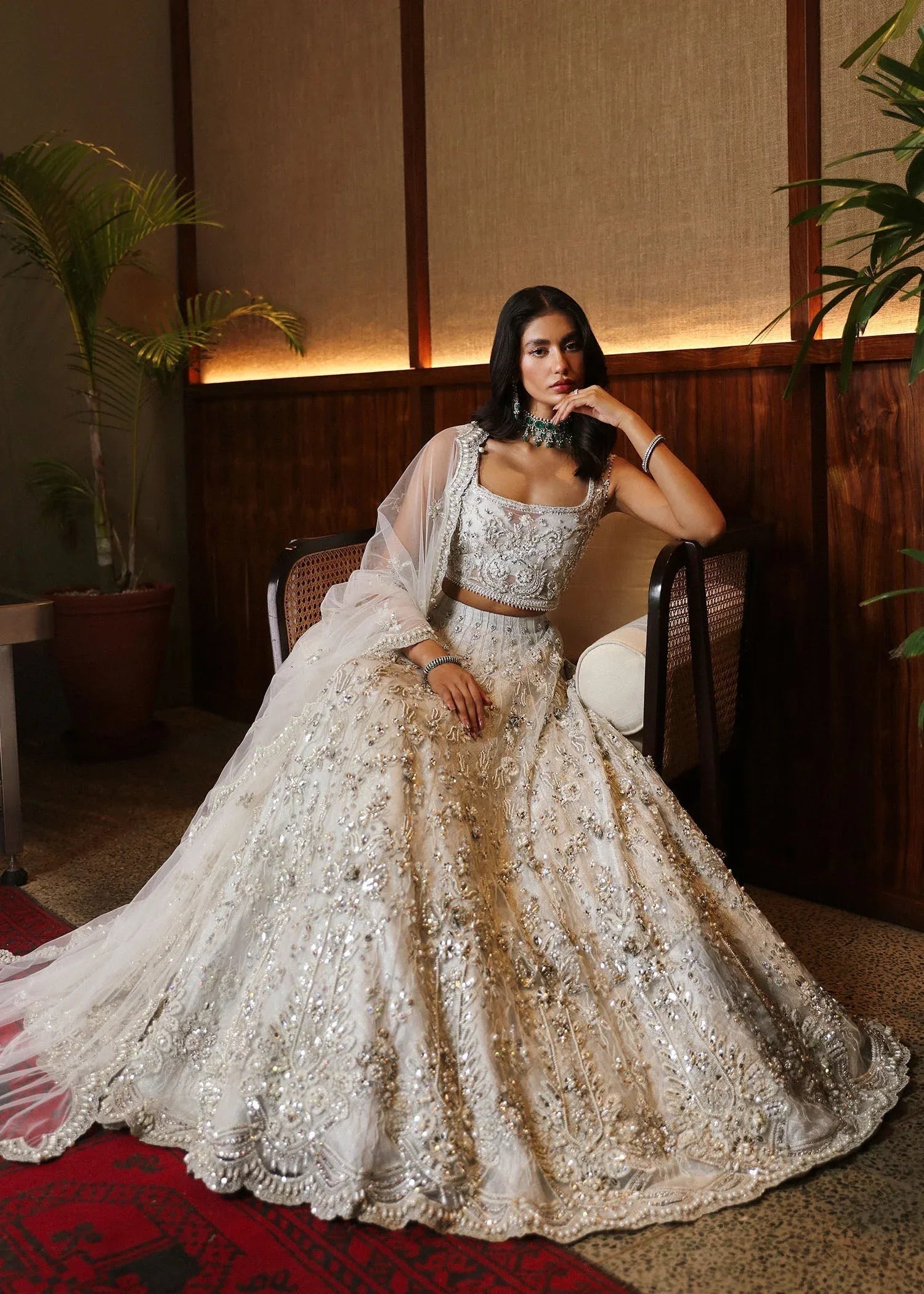 Sadaf Fawad Khan | Late Checkout at the Fred | Pearl River - Aqsa Fabrics