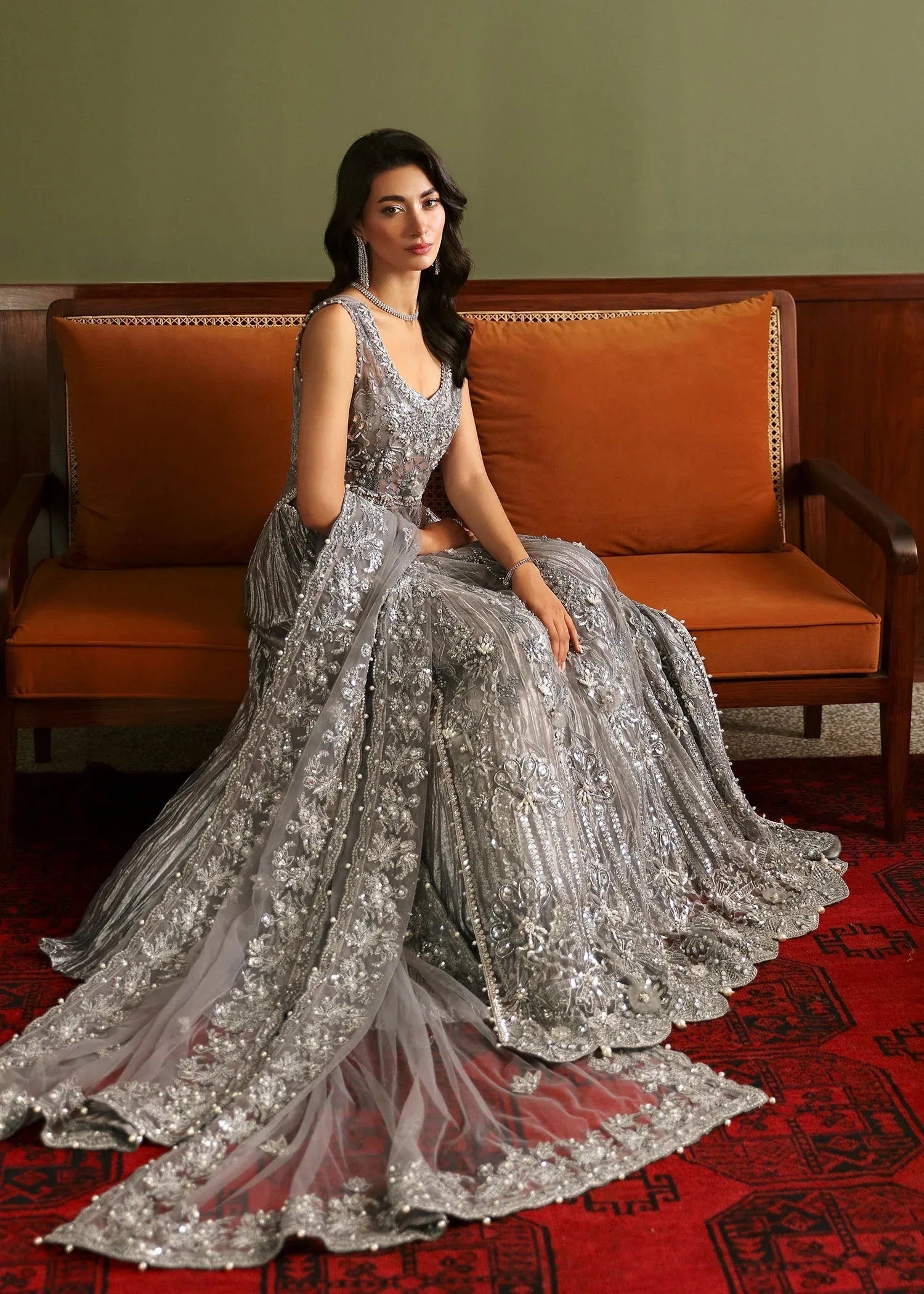 Sadaf Fawad Khan | Late Checkout at the Fred | Leis - Aqsa Fabrics