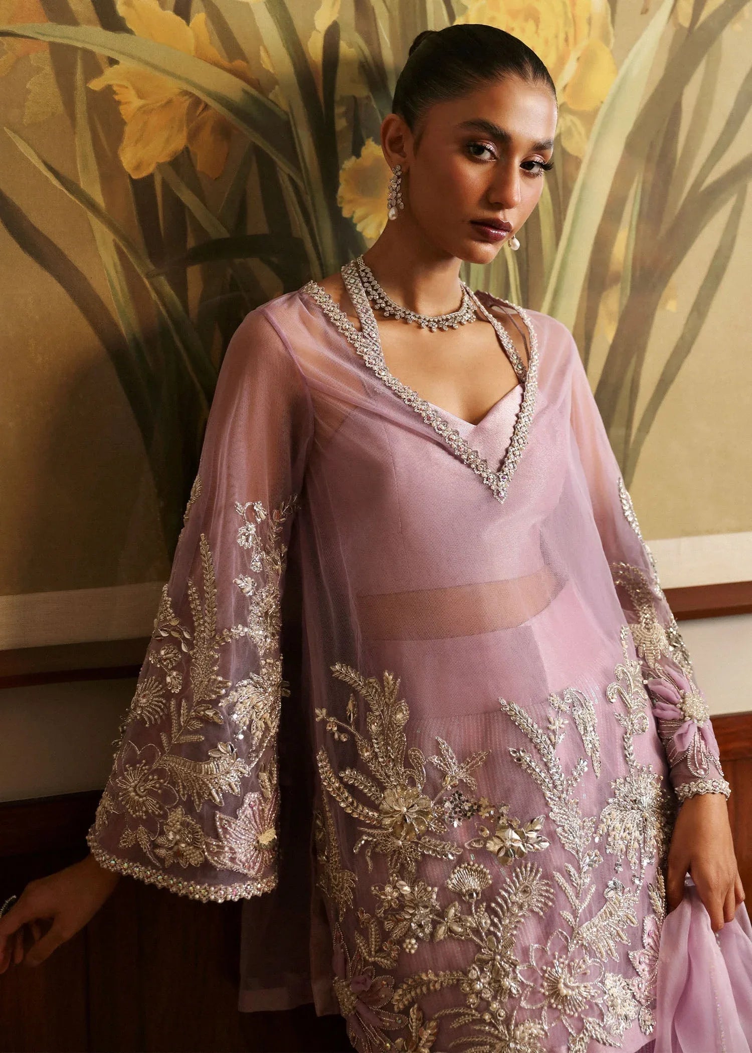 Sadaf Fawad Khan | Late Checkout at the Fred | Purple Charm - Aqsa Fabrics