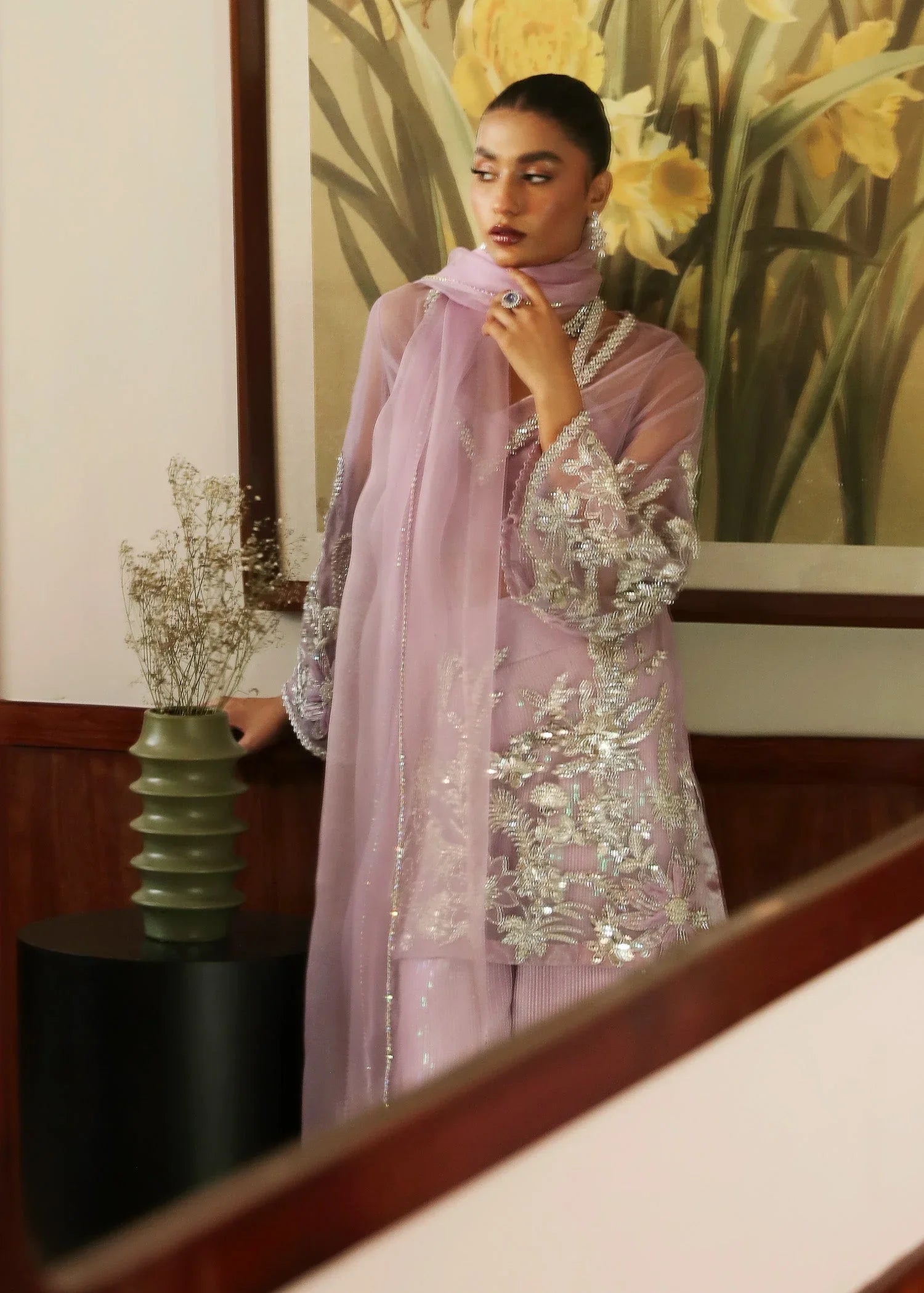 Sadaf Fawad Khan | Late Checkout at the Fred | Purple Charm - Aqsa Fabrics