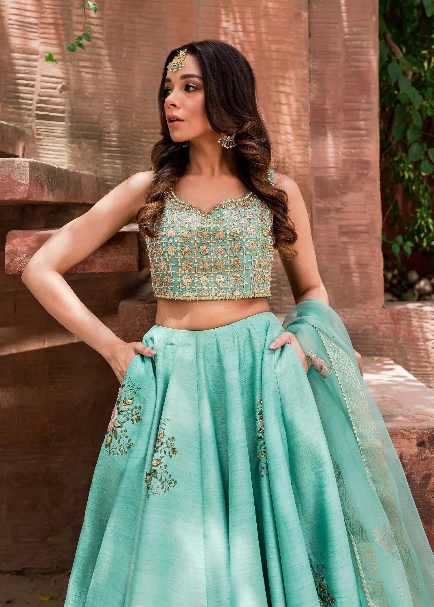 Sadaf Fawad Khan | Zinnia Festive Formals | Firuzeh - Aqsa Fabrics