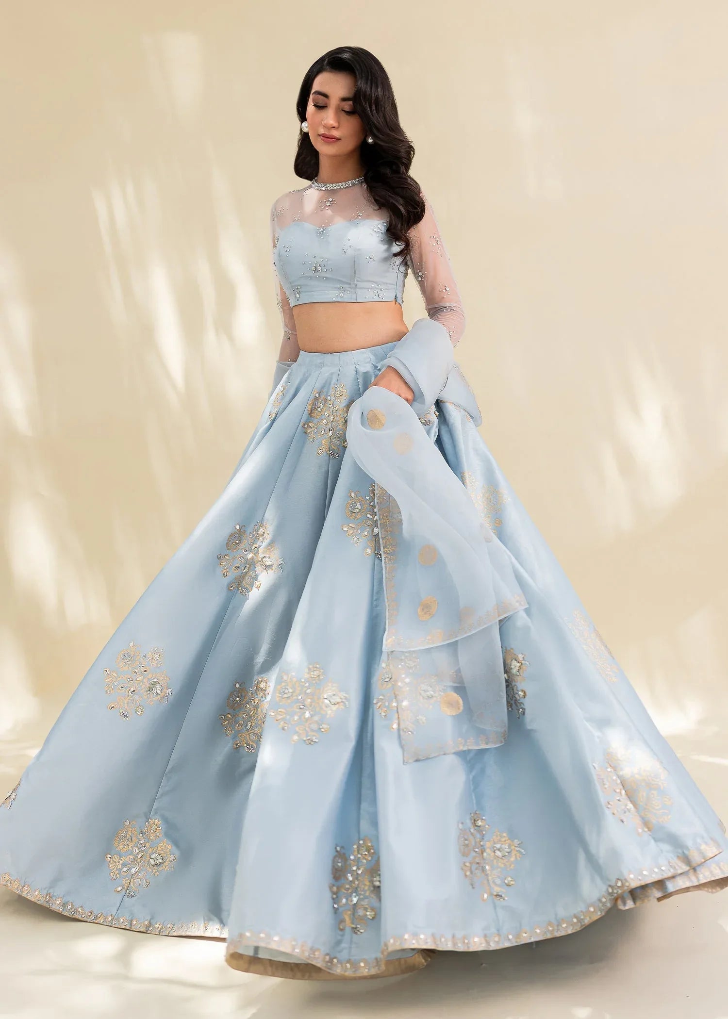 Sadaf Fawad Khan | Zinnia Festive Formals | Ahlah - Aqsa Fabrics