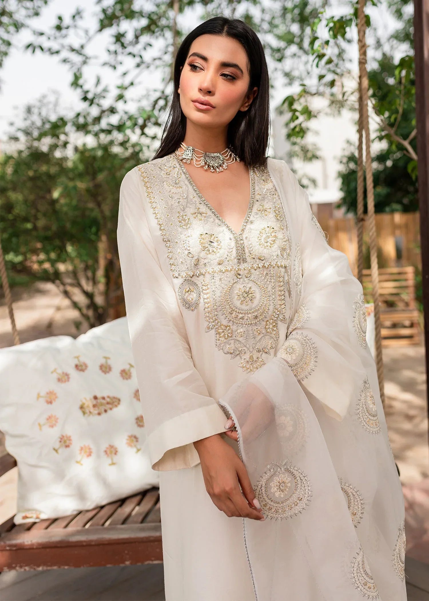 Sadaf Fawad Khan | Zinnia Festive Formals | Nysa - Aqsa Fabrics