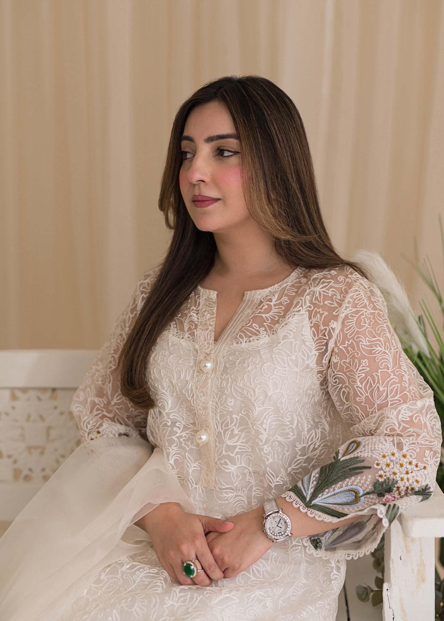 Sadaf Fawad Khan | Lyla Festive Pret | Plumeria - Aqsa Fabrics
