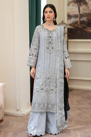 Adans Libas | Saleeqa Chiffon 25 | SALEEQA 7517 - Aqsa Fabrics