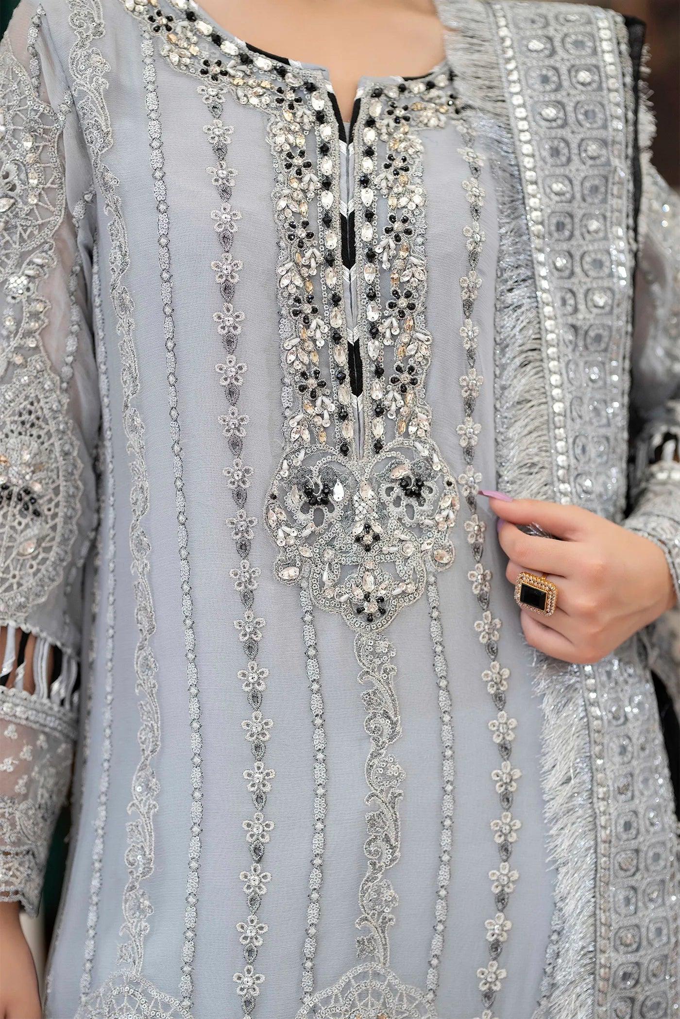 Adans Libas | Saleeqa Chiffon 25 | SALEEQA 7517 - Aqsa Fabrics