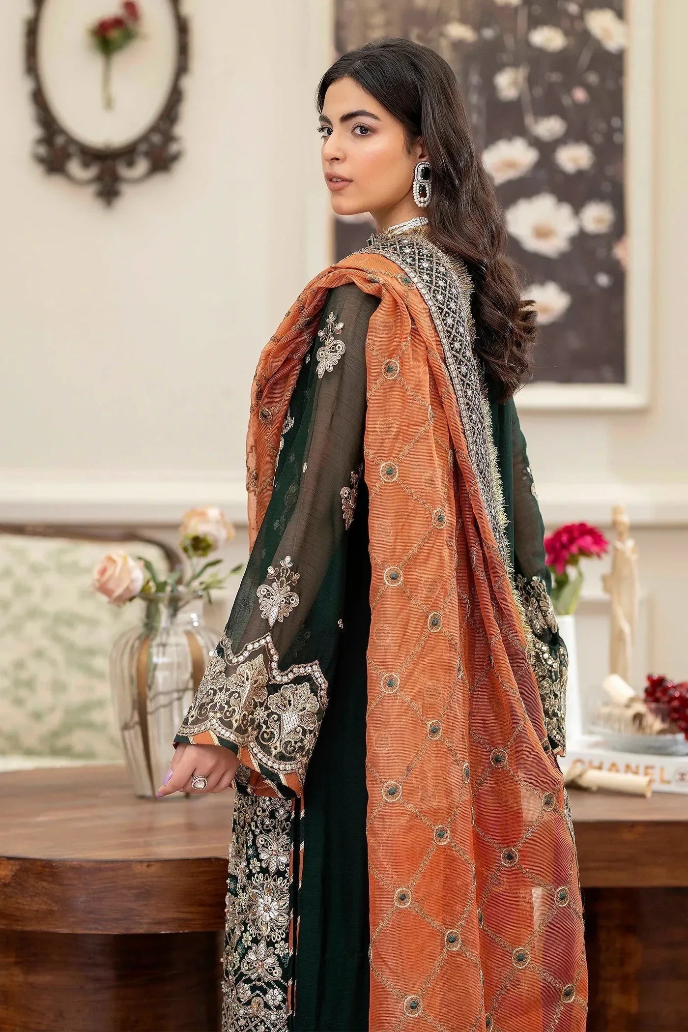 Adans Libas | Saleeqa Chiffon 25 | SALEEQA 7512 - Aqsa Fabrics