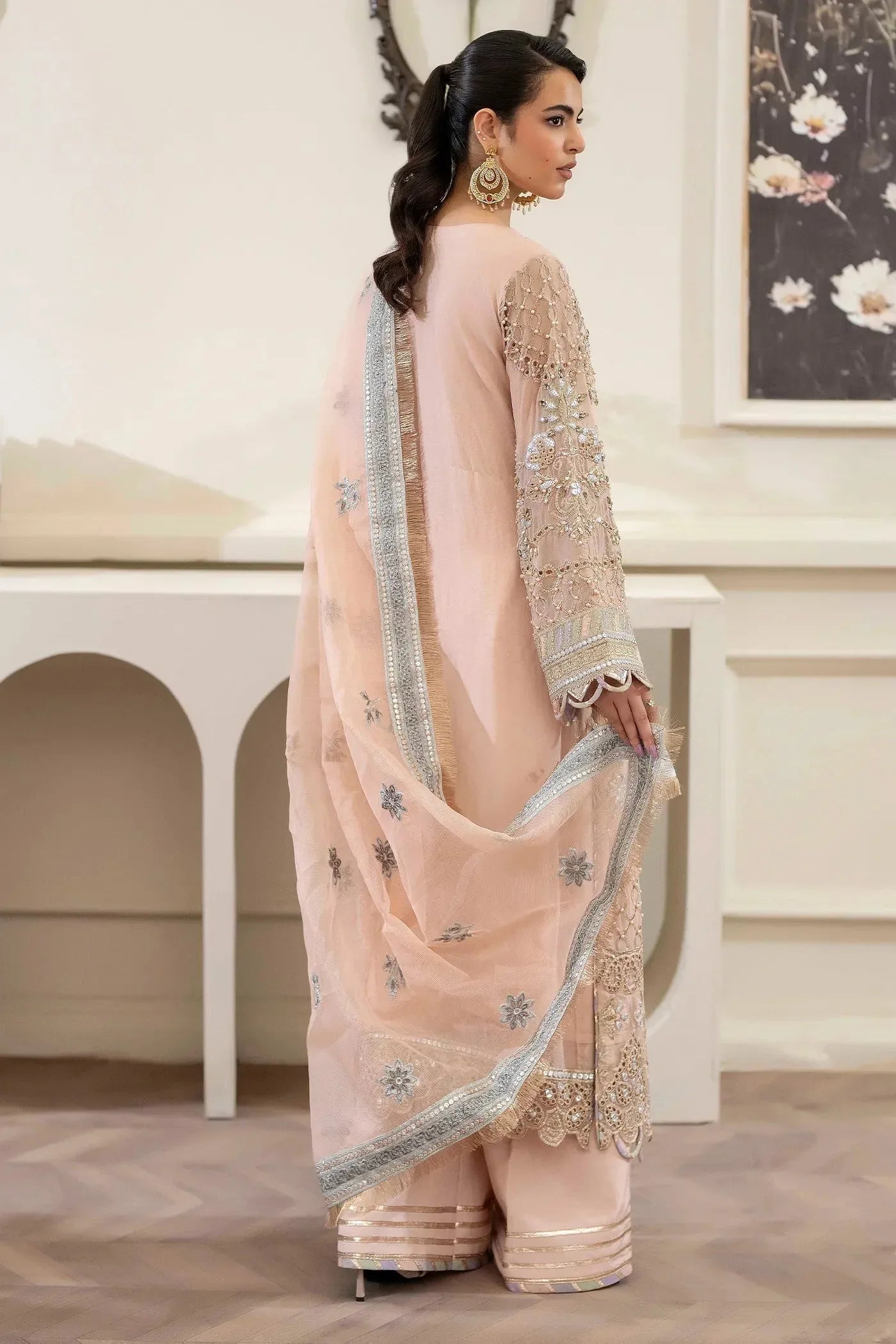 Adans Libas | Saleeqa Chiffon 25 | SALEEQA 7510 - Aqsa Fabrics