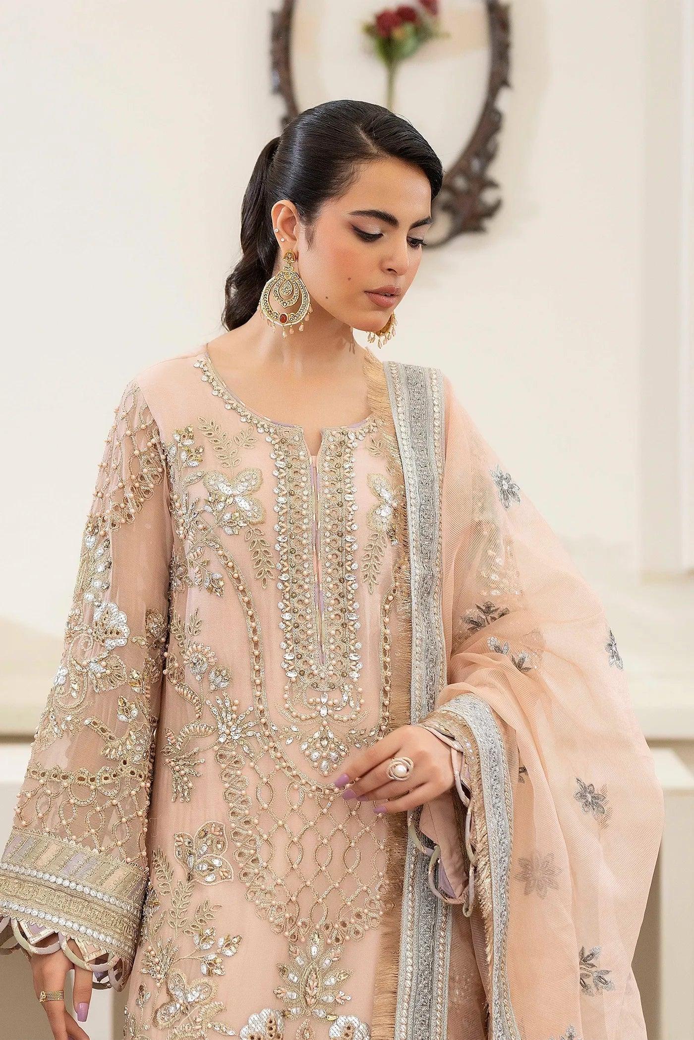 Adans Libas | Saleeqa Chiffon 25 | SALEEQA 7510 - Aqsa Fabrics