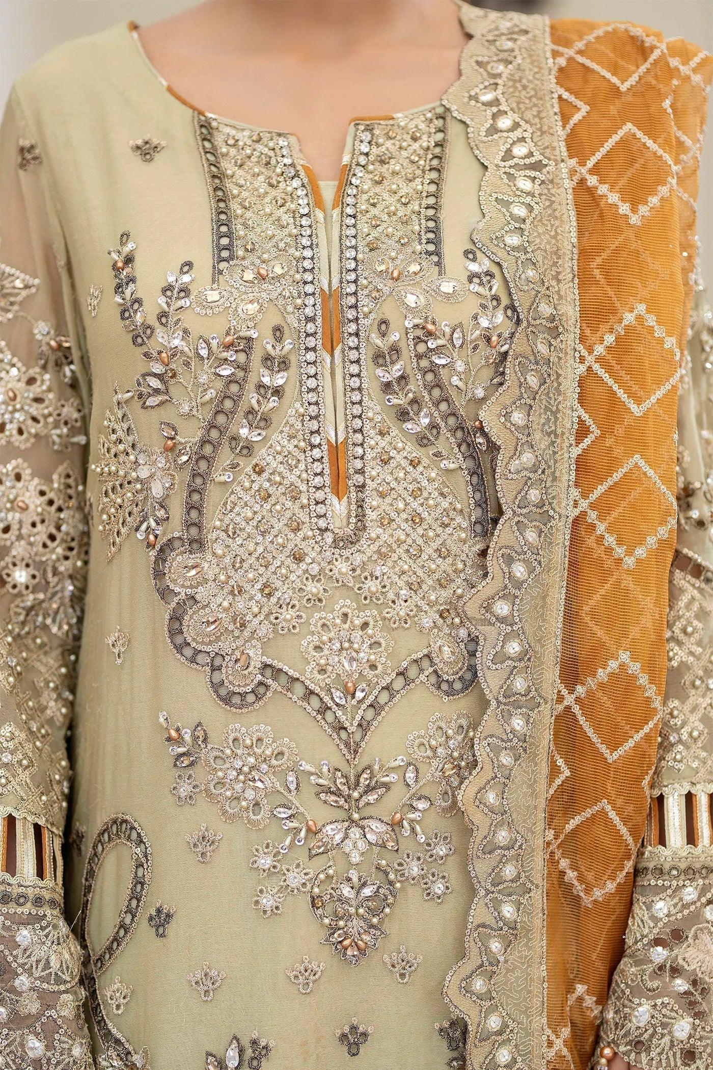 Adans Libas | Saleeqa Chiffon 25 | SALEEQA 7518 - Aqsa Fabrics