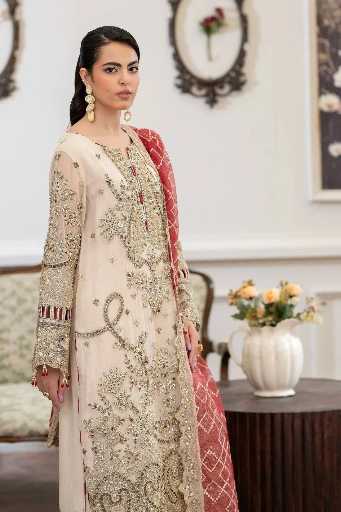 Adans Libas | Saleeqa Chiffon 25 | SALEEQA 7511 - Aqsa Fabrics