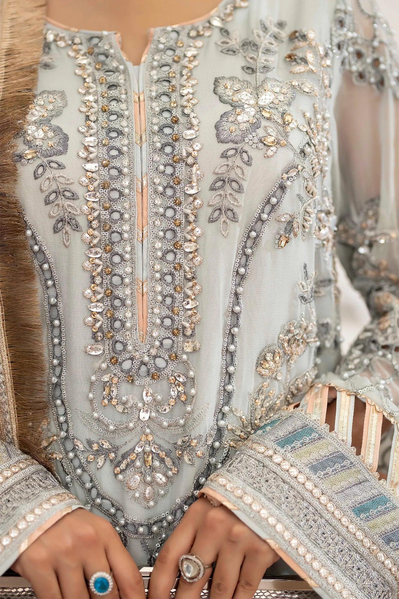 Adans Libas | Saleeqa Chiffon 25 |SALEEQA 7519 - Aqsa Fabrics