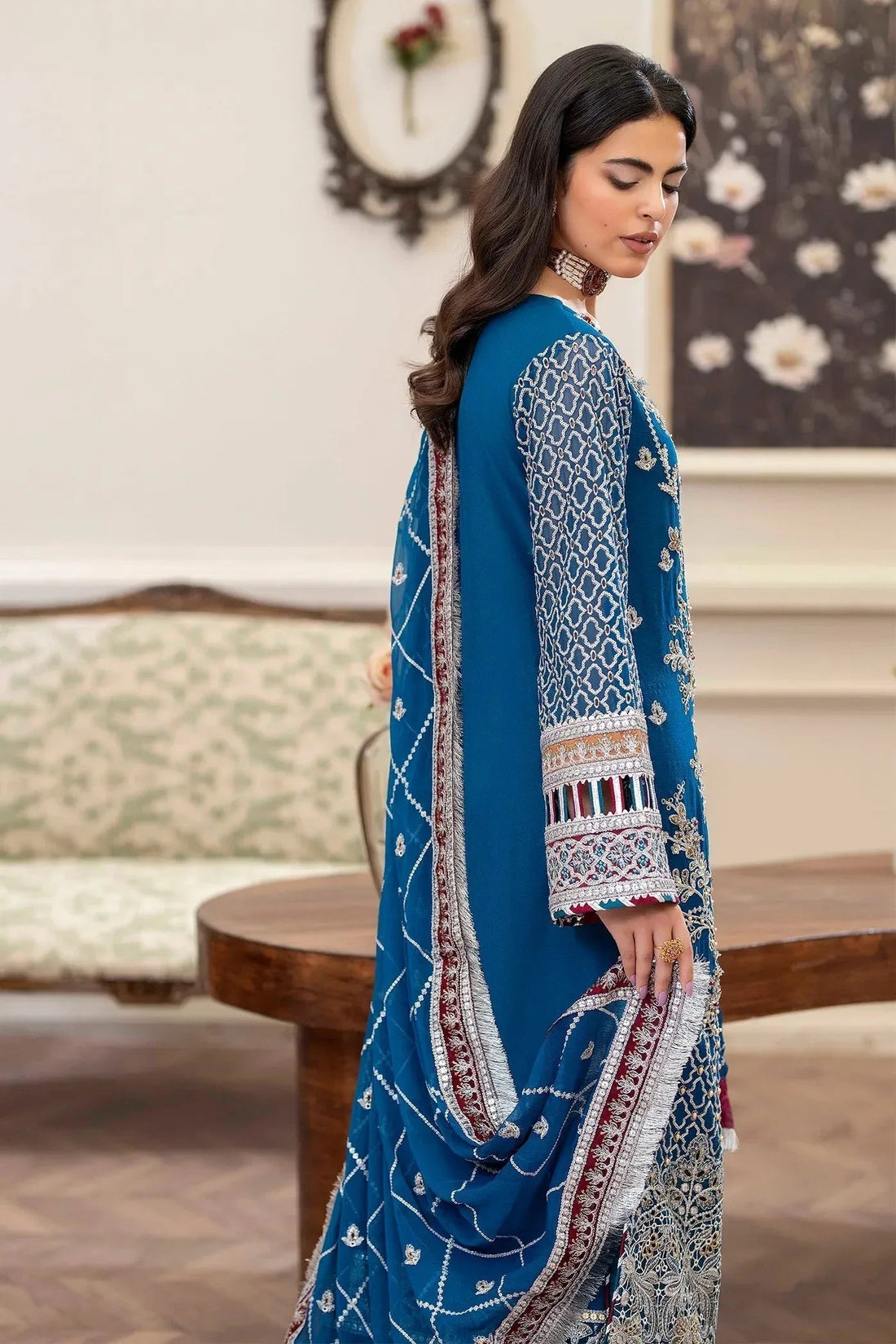 Adans Libas | Saleeqa Chiffon 25 |SALEEQA 7515 - Aqsa Fabrics