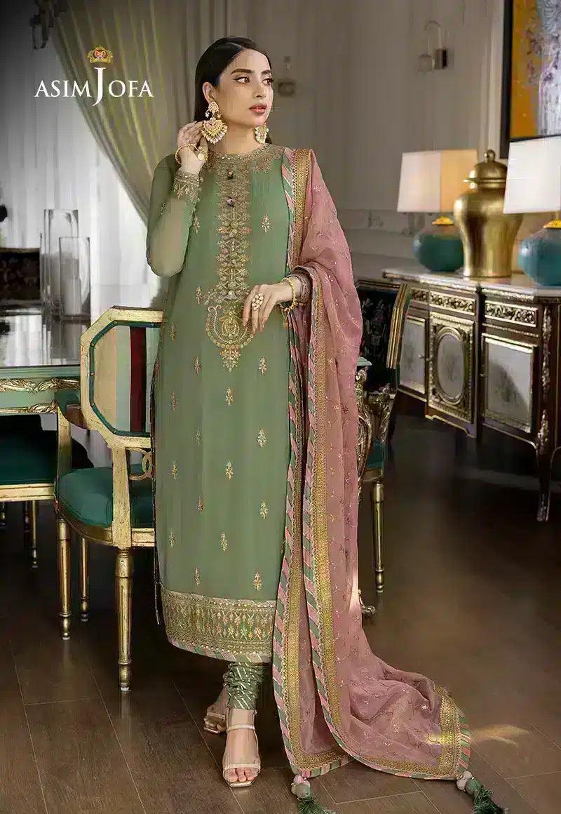Asim Jofa | Jhilmil Luxury Formals 23 | AJJM-19 - Aqsa Fabrics