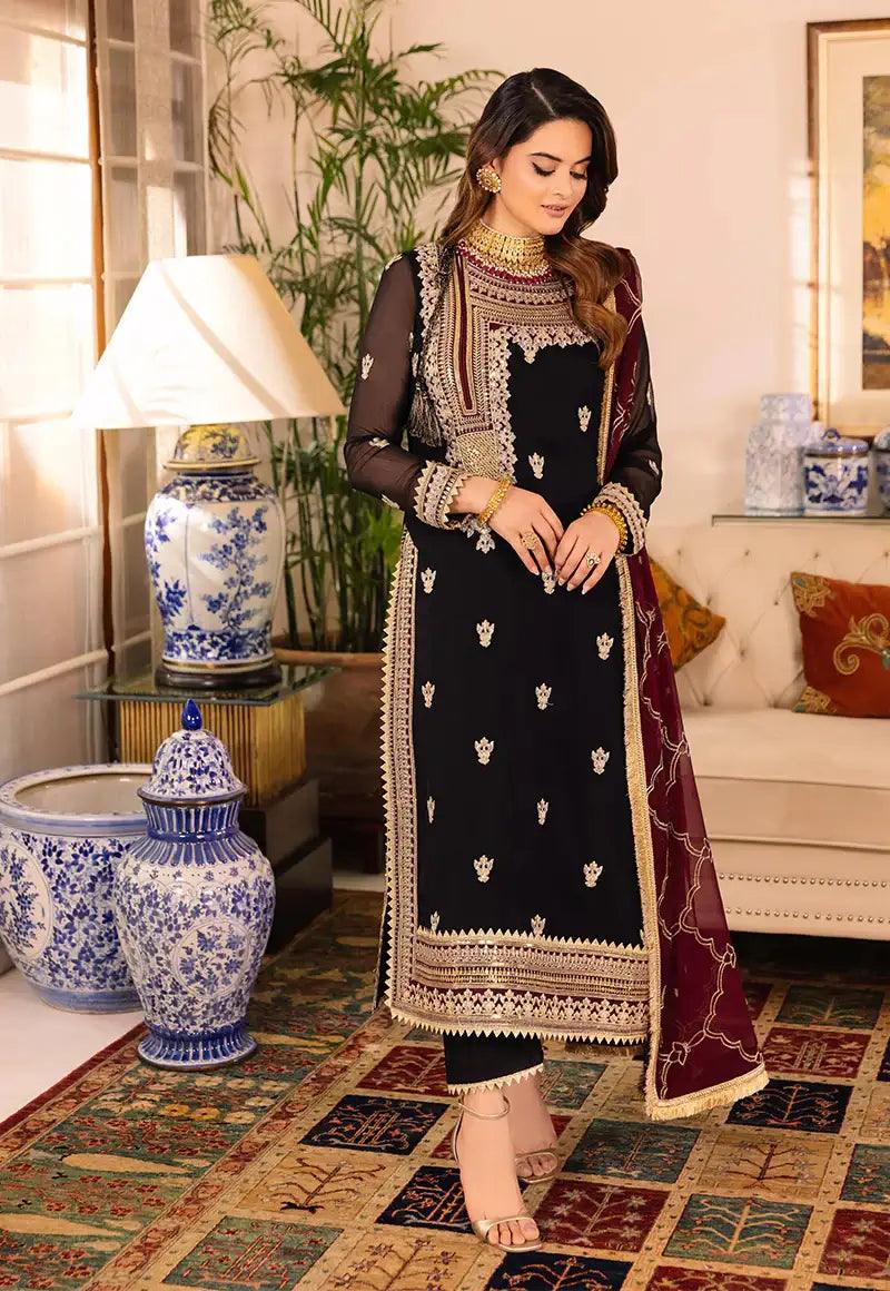 Asim Jofa | Maahru Noorie and Meerub | AJSM-37 - Aqsa Fabrics