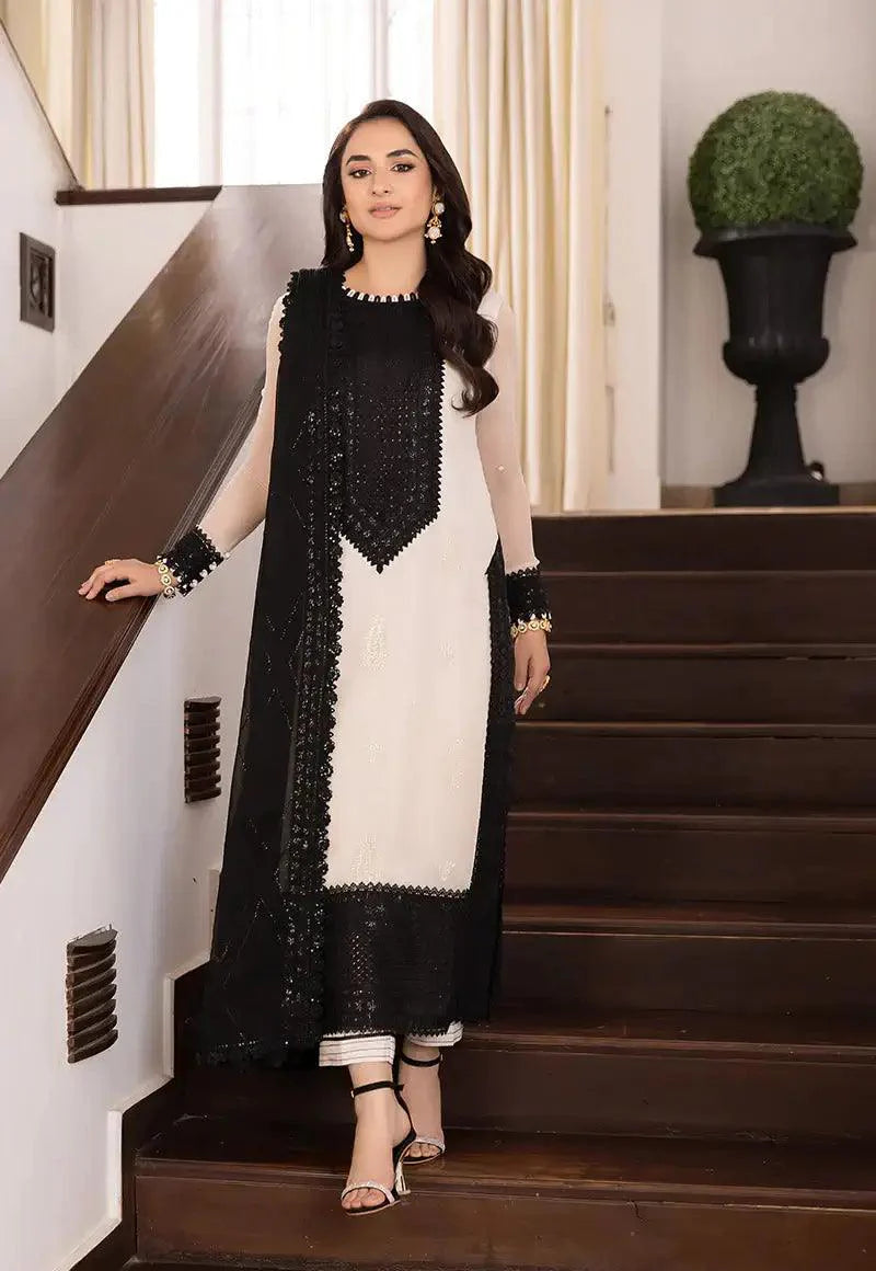 Asim Jofa | Maahru Noorie and Meerub | AJSM-39 - Aqsa Fabrics