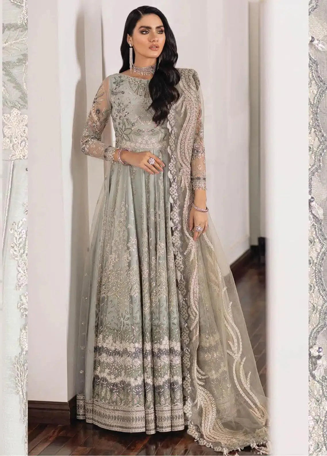 Baroque | Chantelle Embroidered | EC-03 - Aqsa Fabrics
