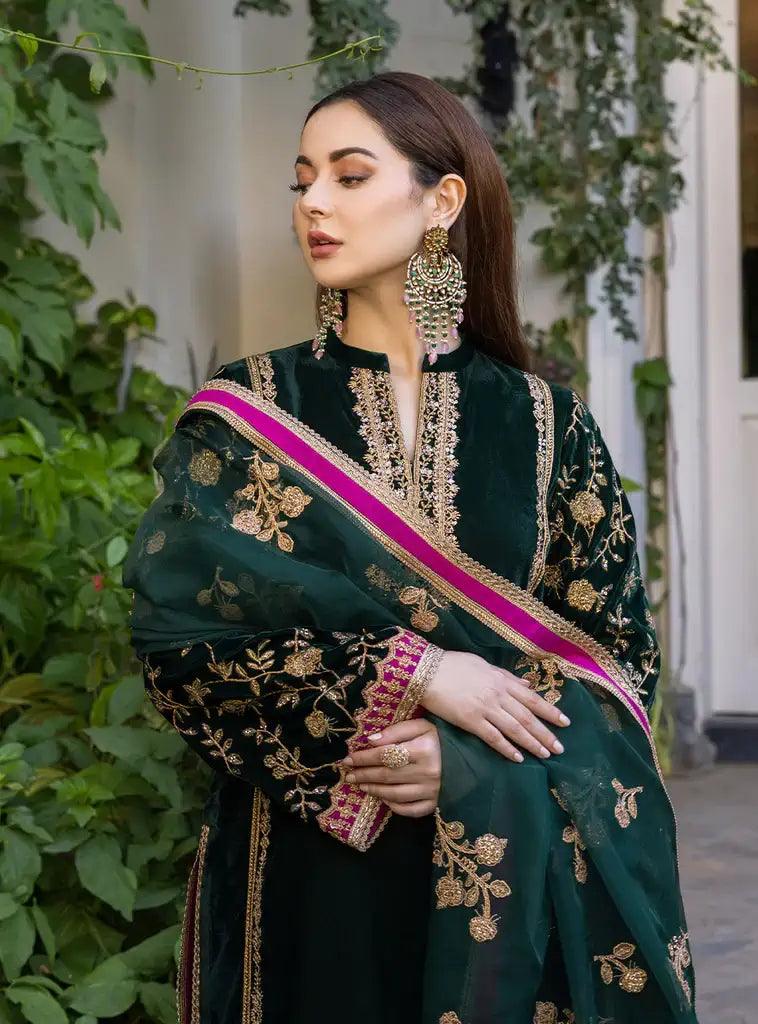 Zainab Chottani | Stitched Velvet 2022 | Pareeshay - Aqsa Fabrics