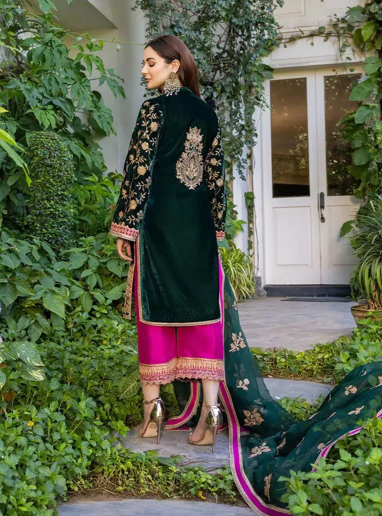 Zainab Chottani | Stitched Velvet 2022 | Pareeshay - Aqsa Fabrics