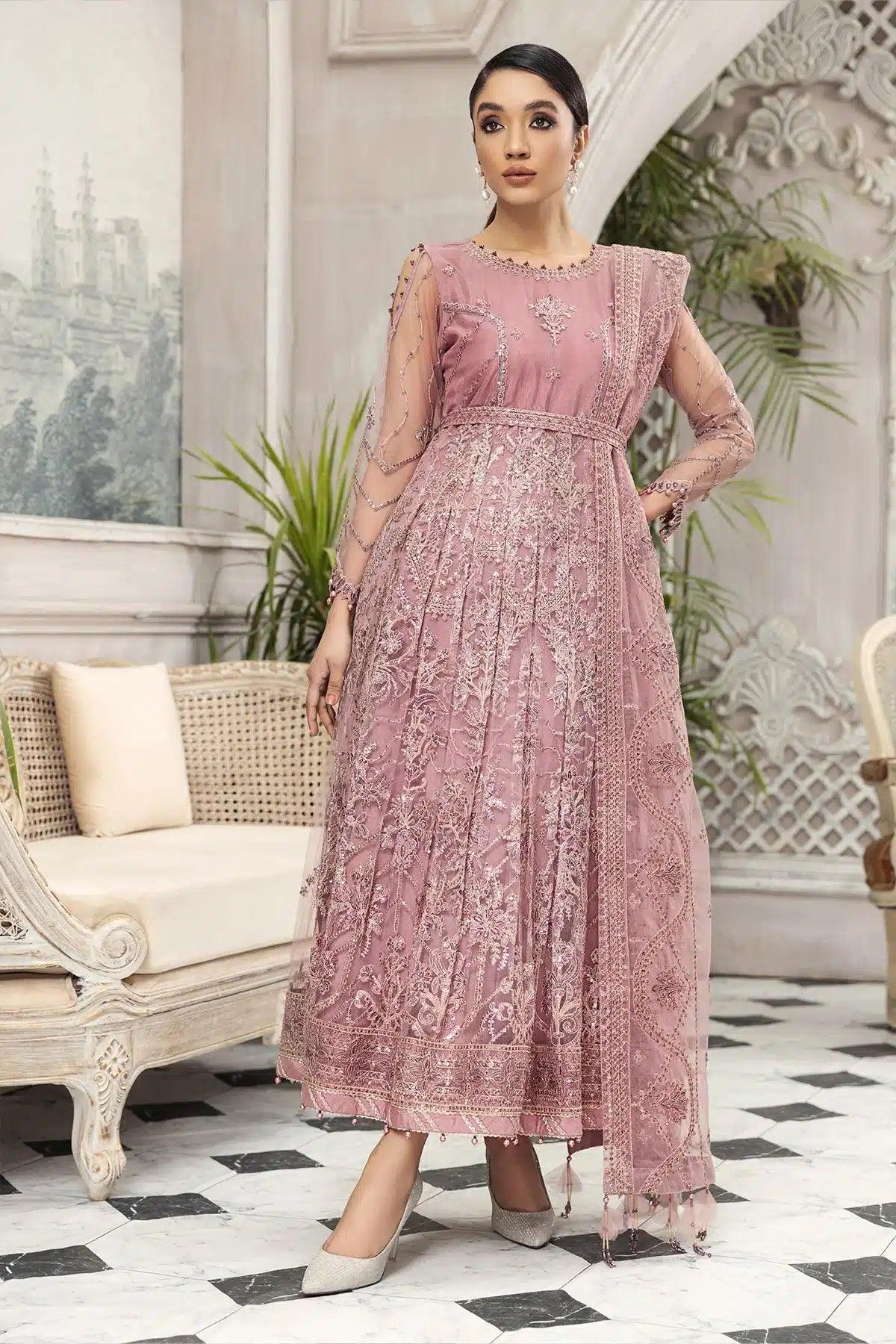 Alizeh | Embroidered Chiffon | Mahpera - Aqsa Fabrics