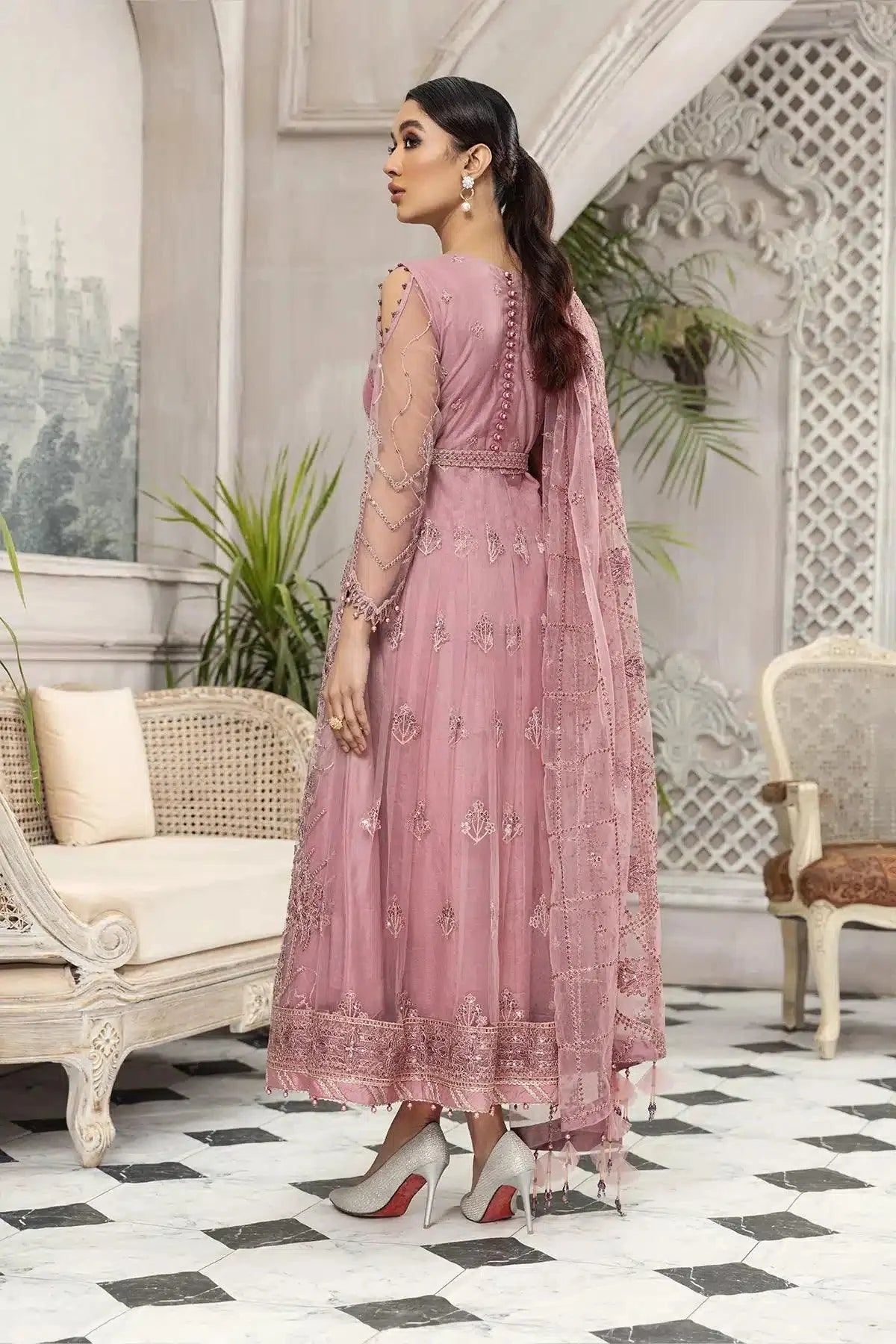 Alizeh | Embroidered Chiffon | Mahpera - Aqsa Fabrics