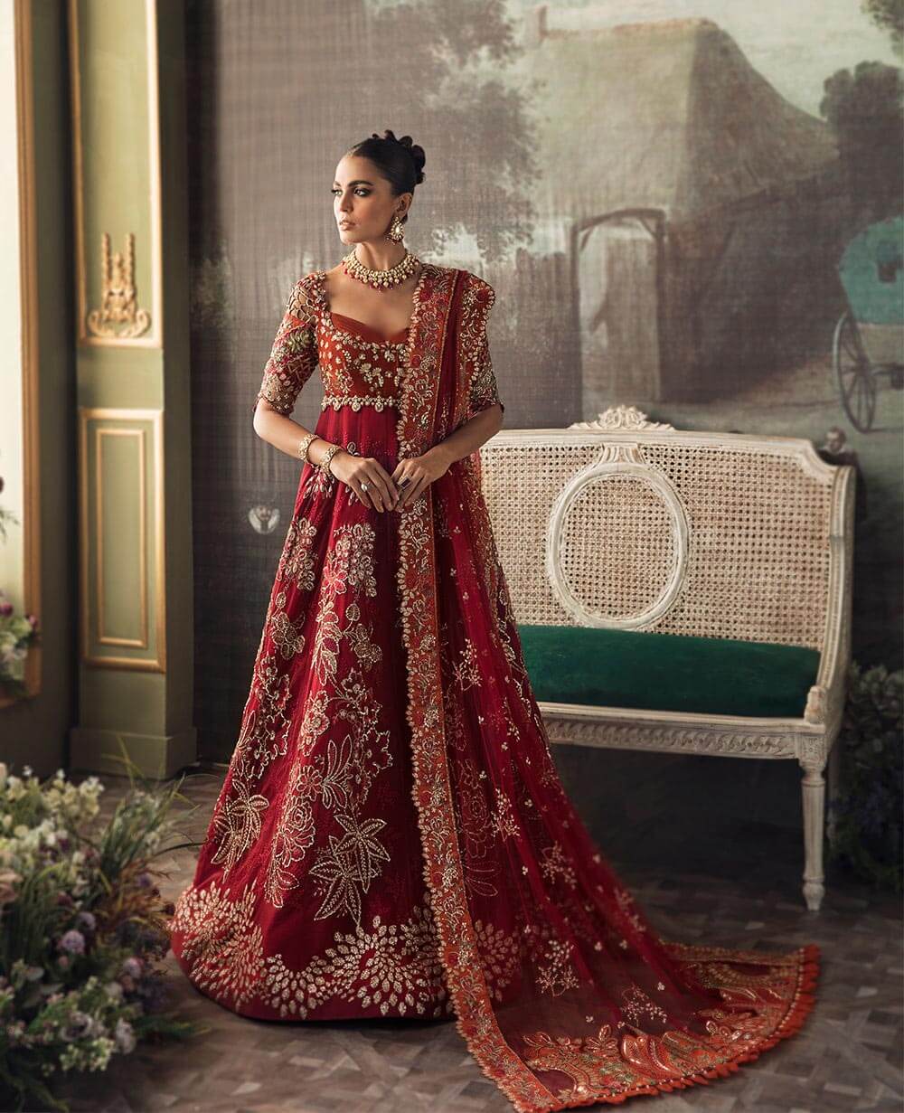 Republicwomenswear | Claire De Lune Wedding 2022 | Un Conquelicot - Aqsa Fabrics