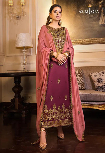 Asim Jofa | Maahru and Noori Collection23 | AJSM-15 - Aqsa Fabrics