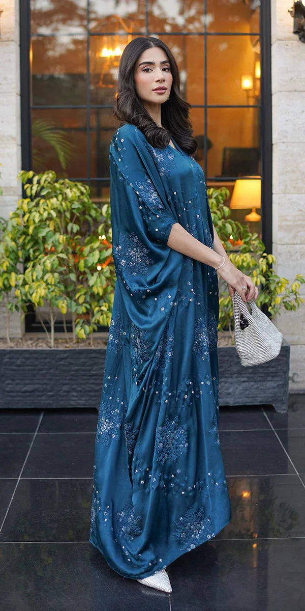 Erum Khan | Velvet Wisper | Dusky Horizon - Aqsa Fabrics