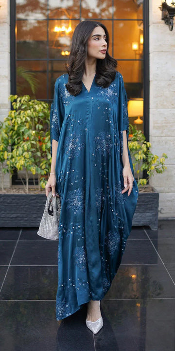 Erum Khan | Velvet Wisper | Dusky Horizon - Aqsa Fabrics