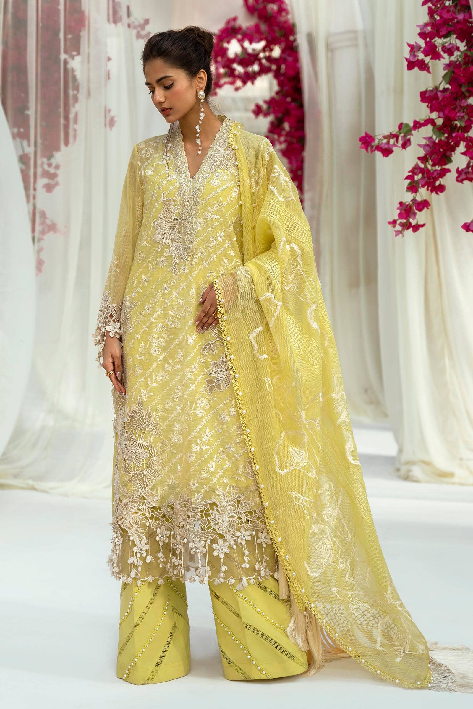 Sana Safinaz | Luxury Collection 24 | L241-010A-3CV - Aqsa Fabrics