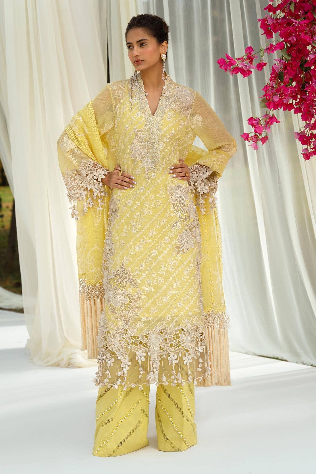 Sana Safinaz | Luxury Collection 24 | L241-010A-3CV - Aqsa Fabrics
