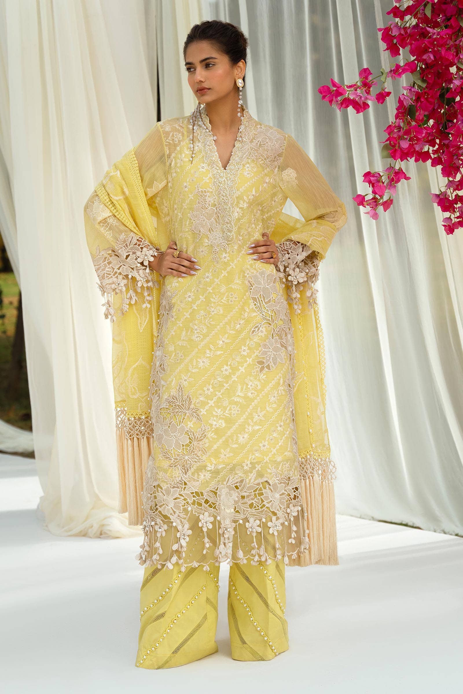 Sana Safinaz | Luxury Collection 24 | L241-010A-3CV - Aqsa Fabrics