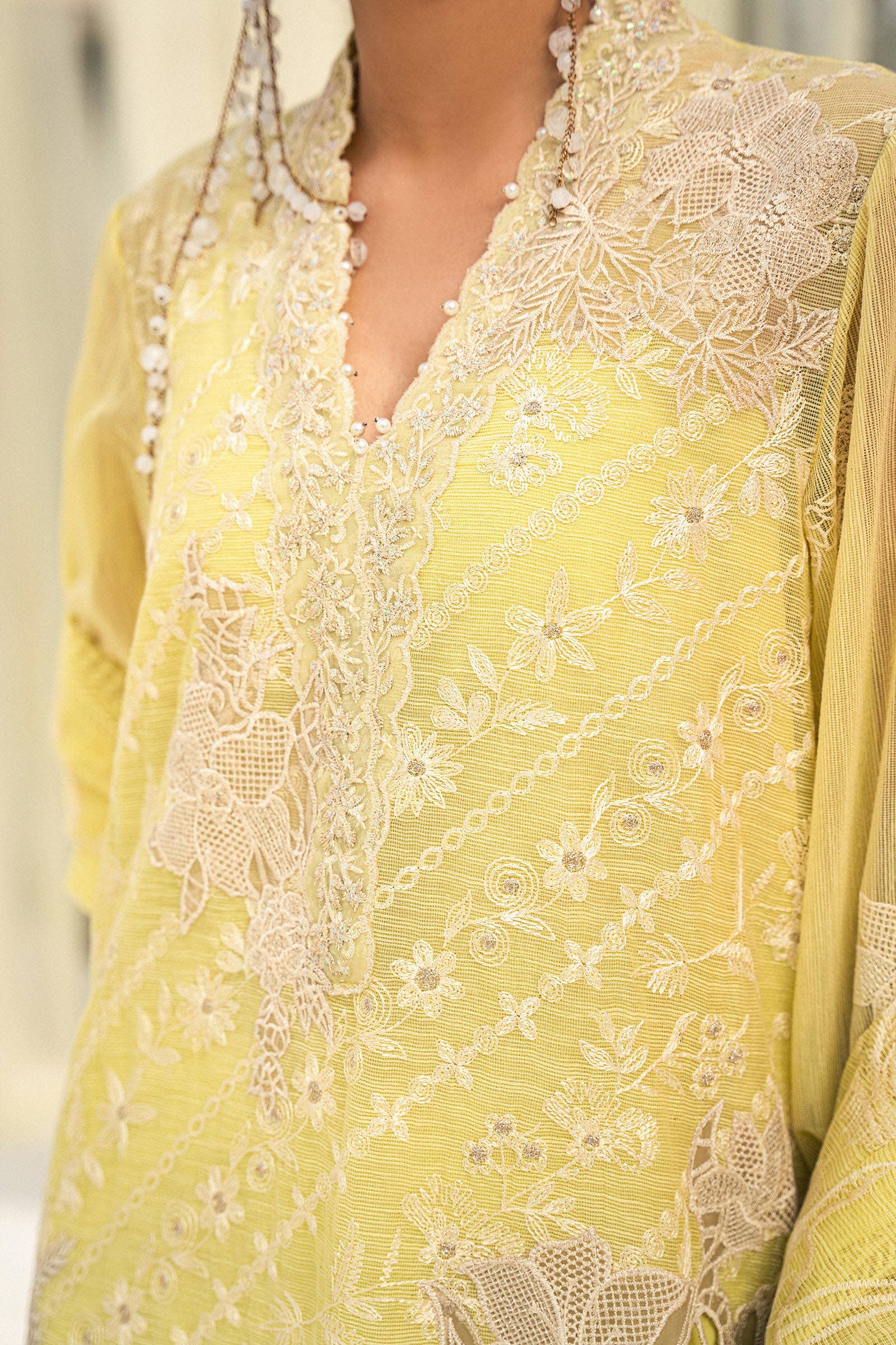 Sana Safinaz | Luxury Collection 24 | L241-010A-3CV - Aqsa Fabrics