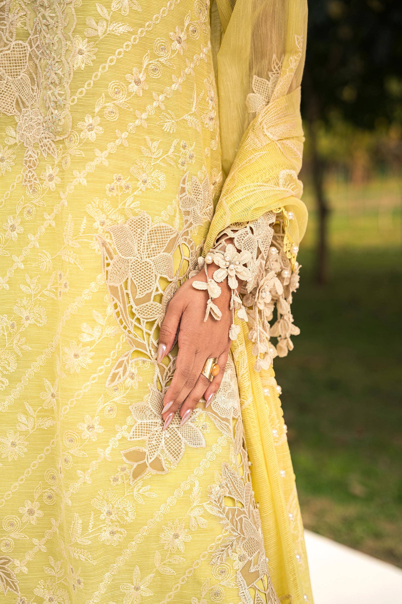 Sana Safinaz | Luxury Collection 24 | L241-010A-3CV - Aqsa Fabrics