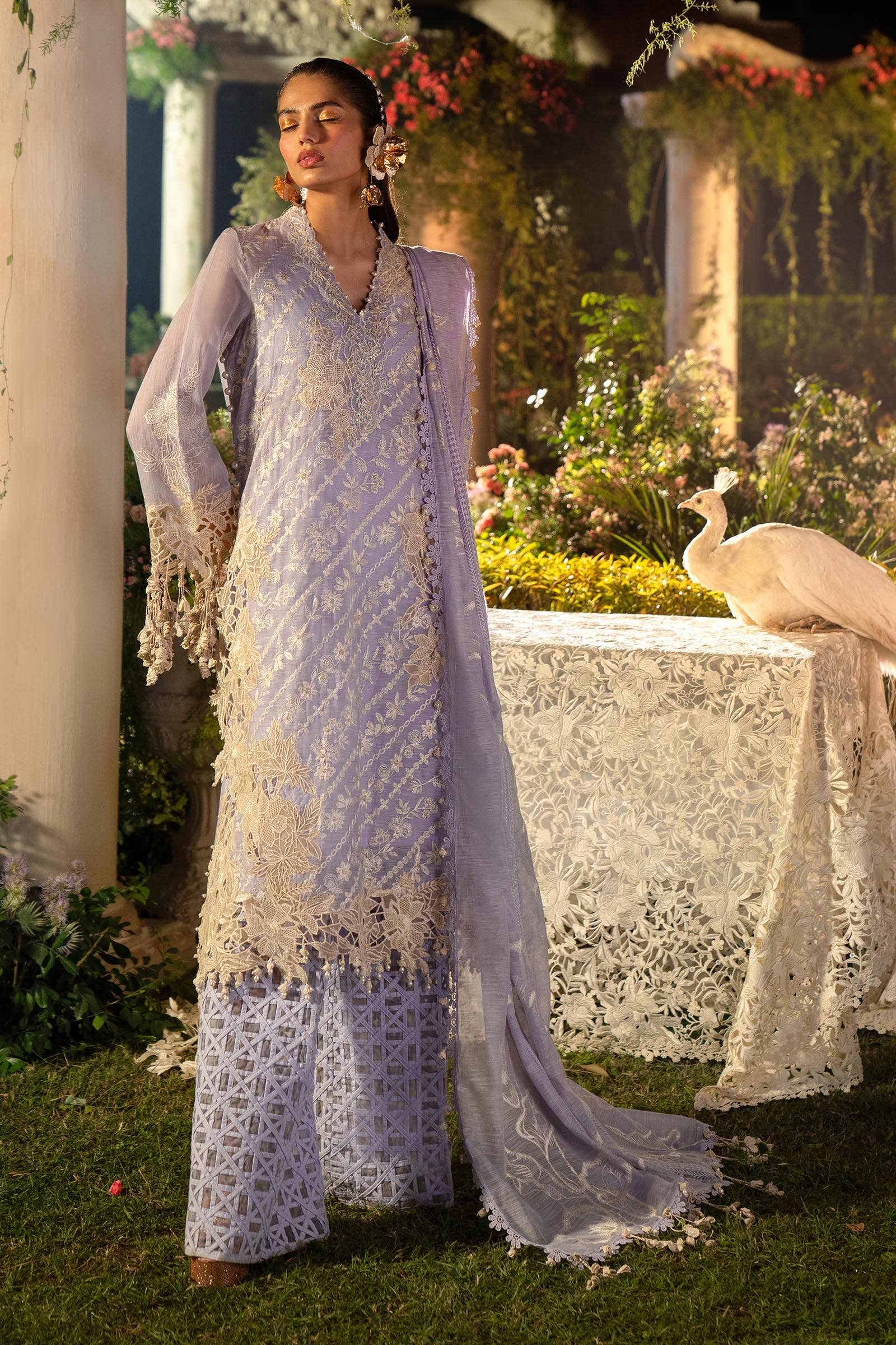 Sana Safinaz | Luxury Collection 24 | L241-010B-3CV - Aqsa Fabrics