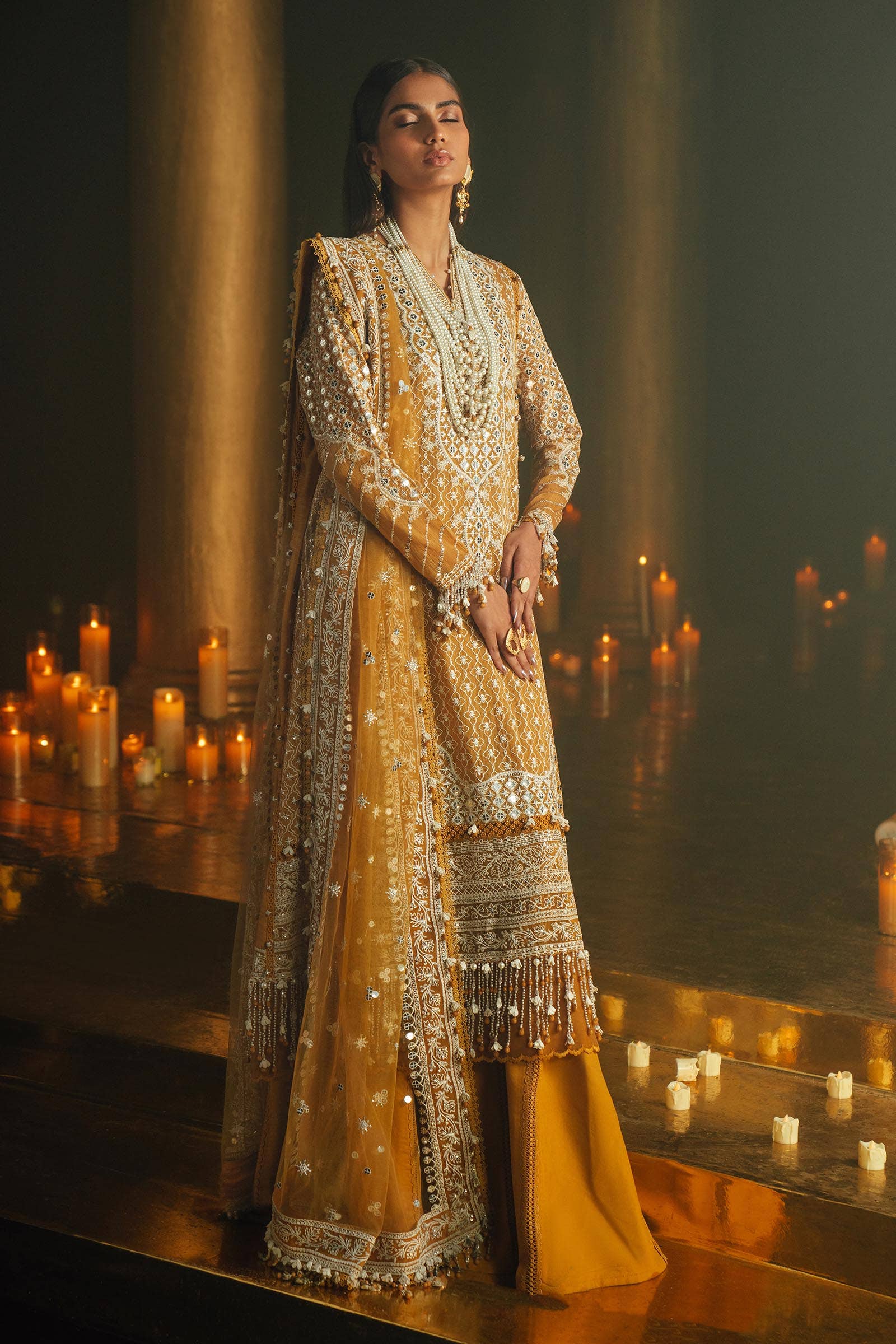 Sana Safinaz | Luxury Collection 24 | L241-002B-3CT - Aqsa Fabrics