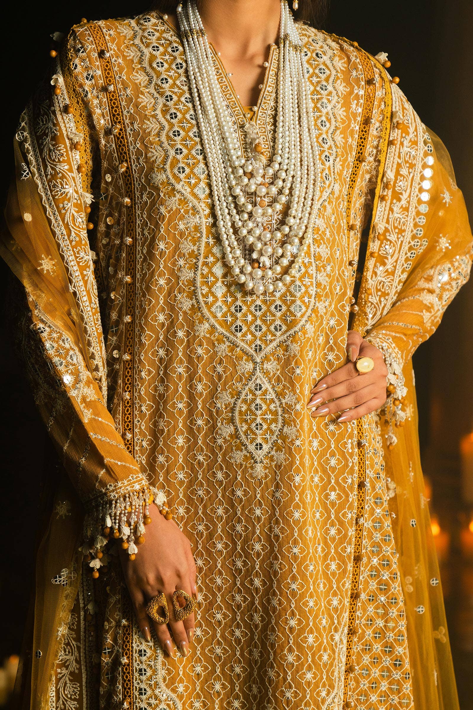 Sana Safinaz | Luxury Collection 24 | L241-002B-3CT - Aqsa Fabrics