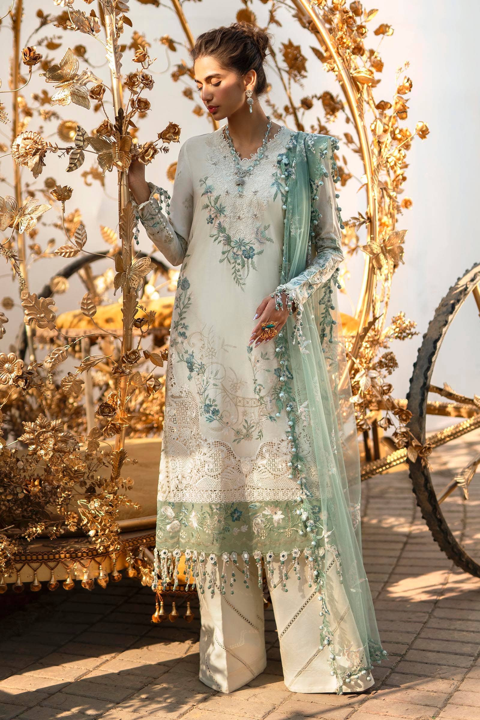 Sana Safinaz | Luxury Collection 24 | L241-003A-3CT - Aqsa Fabrics
