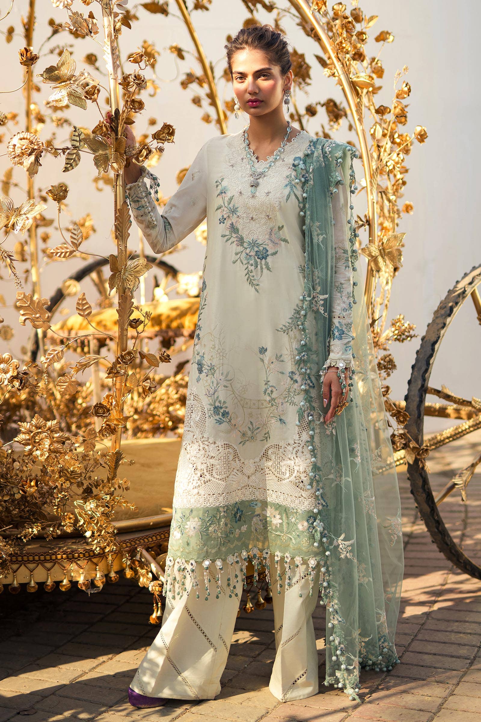 Sana Safinaz | Luxury Collection 24 | L241-003A-3CT - Aqsa Fabrics