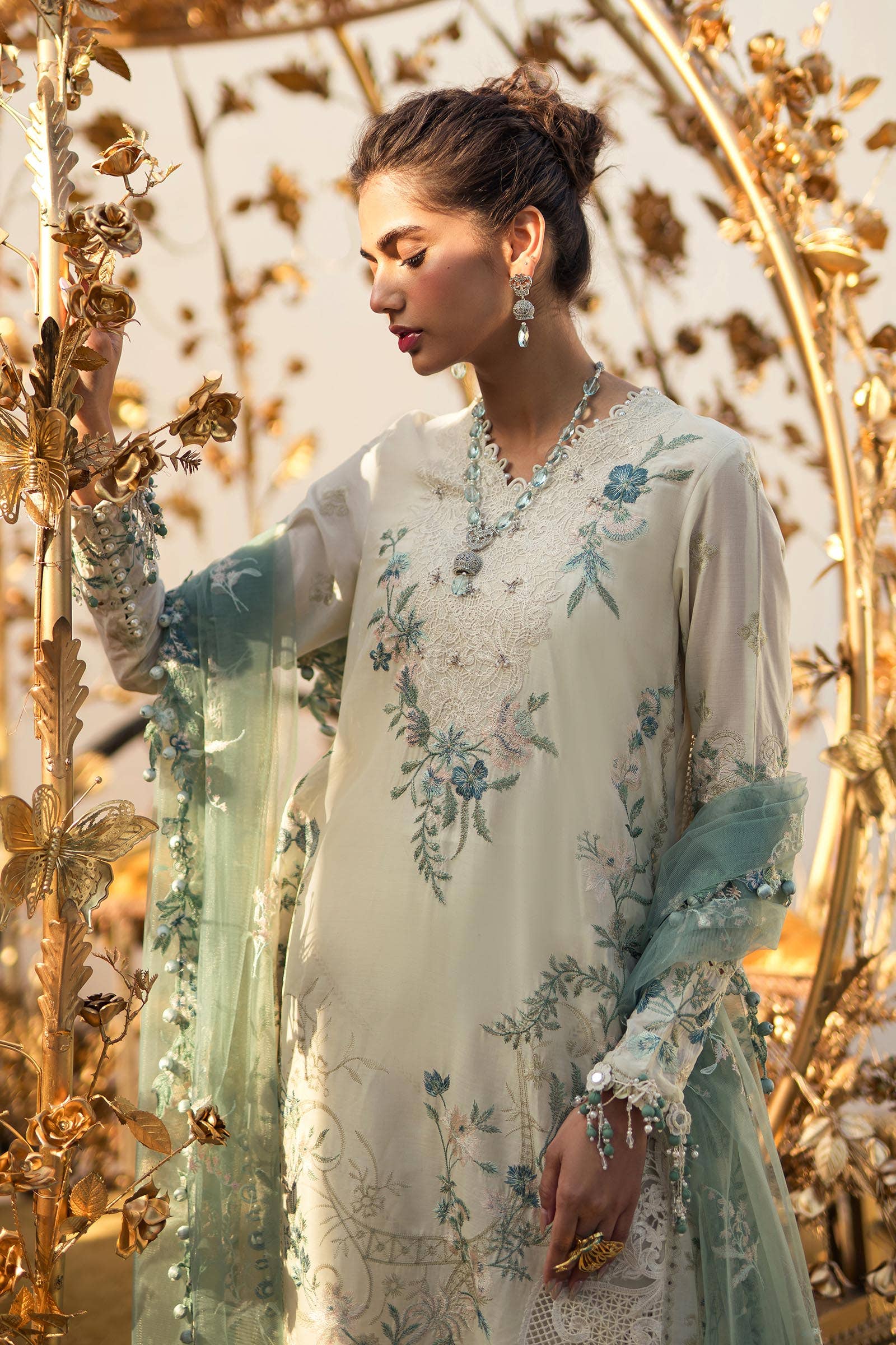 Sana Safinaz | Luxury Collection 24 | L241-003A-3CT - Aqsa Fabrics