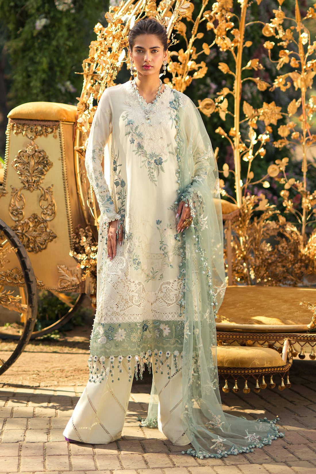 Sana Safinaz | Luxury Collection 24 | L241-003A-3CT - Aqsa Fabrics