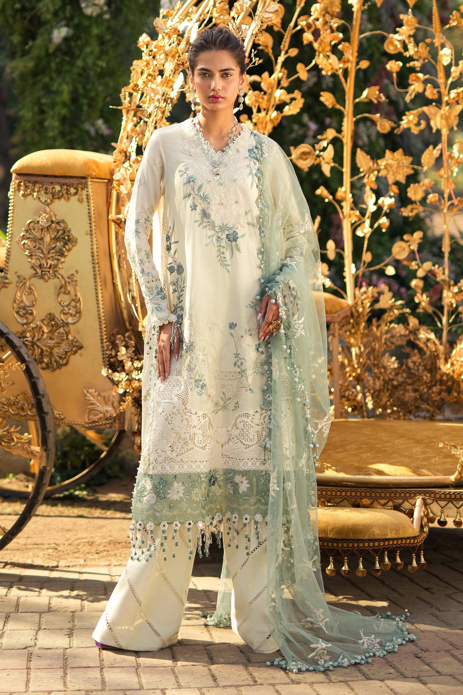 Sana Safinaz | Luxury Collection 24 | L241-003A-3CT - Aqsa Fabrics