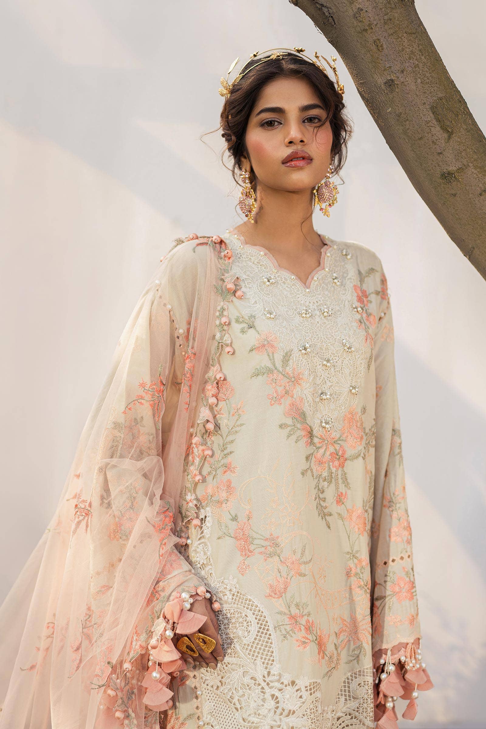 Sana Safinaz | Luxury Collection 24 | L241-003B-3CT - Aqsa Fabrics