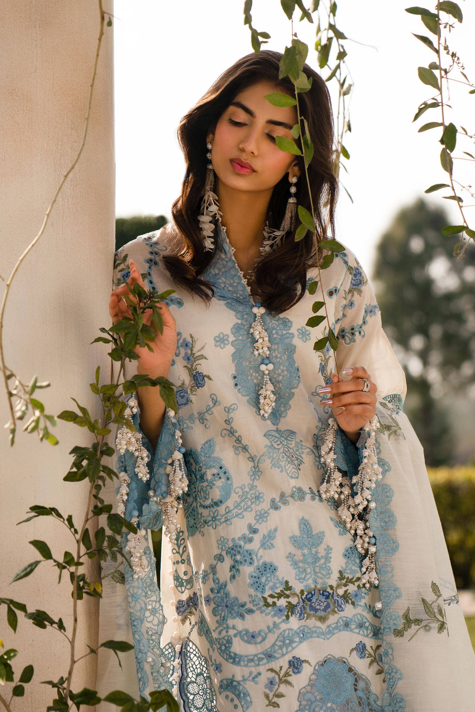 Sana Safinaz | Luxury Collection 24 | L241-004A-3CV - Aqsa Fabrics